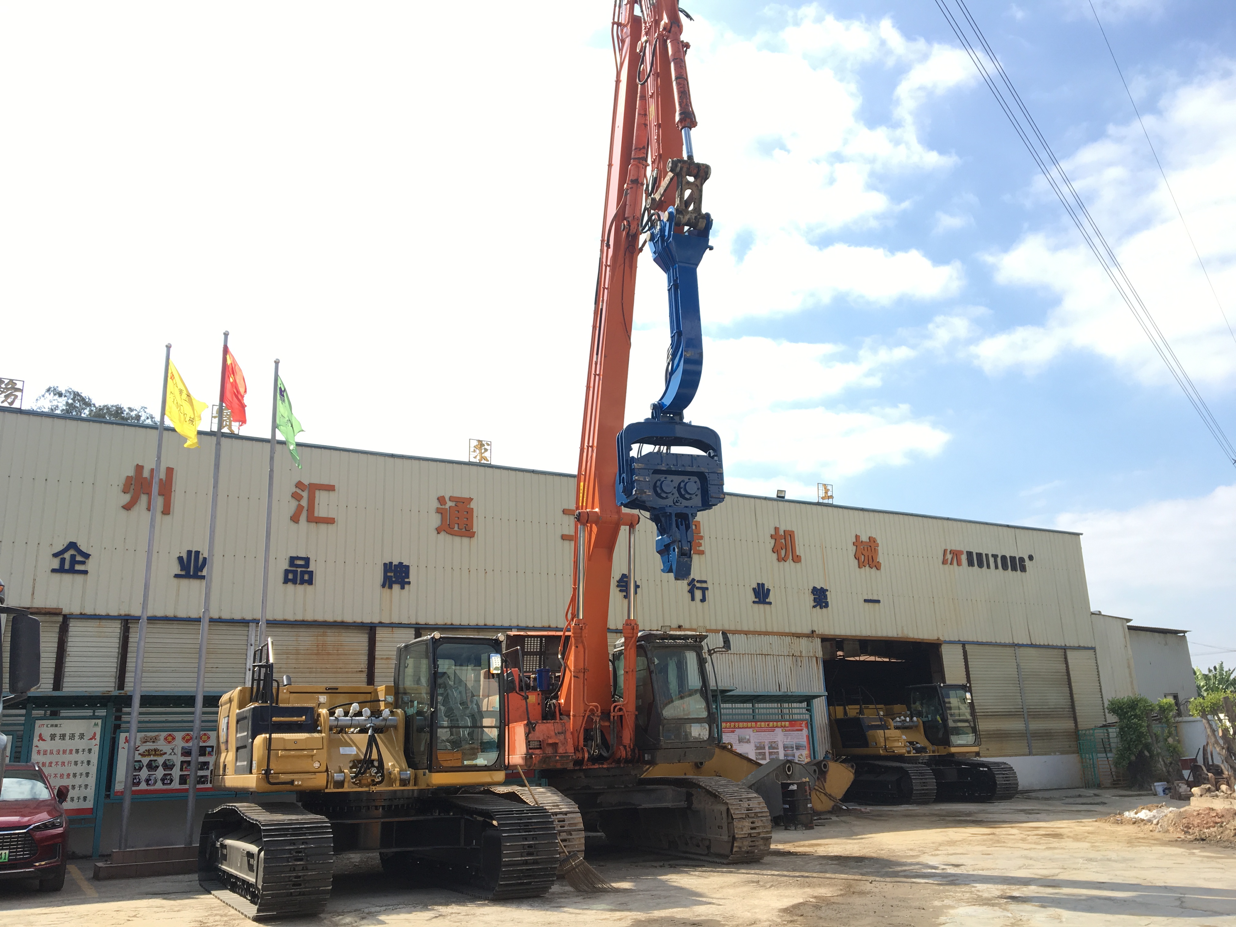 挖掘機(jī)打樁臂、打樁臂、挖掘機(jī)打樁臂廠家