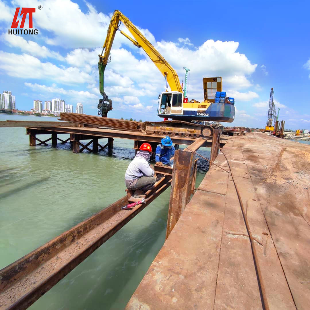 挖掘機(jī)打樁臂、打樁臂、打樁錘、挖掘機(jī)打樁臂廠家