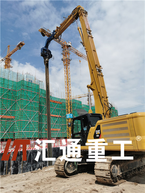 挖掘機(jī)打樁臂、打樁臂、打樁錘、挖掘機(jī)打樁臂廠家